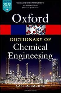 A Dictionary Of Chemical Engineering, 2014