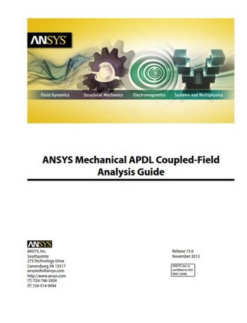 ANSYS Mechanical APDL Coupled-Field Analysis Guide