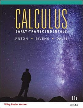 Anton H., Calculus Early Transcendentals, 11th ed, 2015