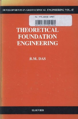 B. M. Das, Theoretical Foundation Engineering, 1987