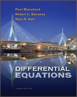 Blanchard P., Differential Equations, 4th ed, 2012