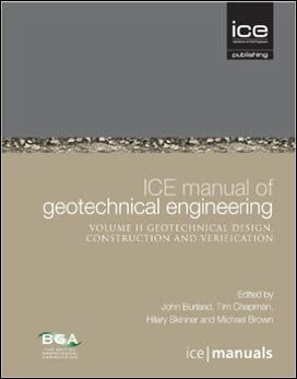 Burland J., ICE Manual of Geotechnical Engineering Volume II, 2012