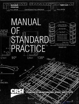 Concrete Reinforcing Steel Institute, Manual of Standard Practice, 2003