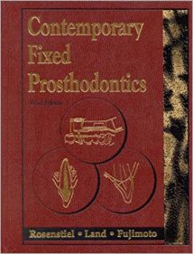 Contemporary Fixed Prosthodontics, 3rd ed, 2001