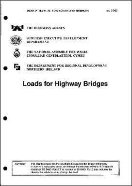 Design Manual For Roads And Bridges - Loads For Highway Bridges