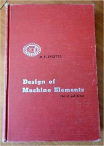 Design Of Machine Elements, 3rd ed, 1961