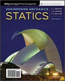 Engineering Mechanics - Statics, 9th ed, 2018