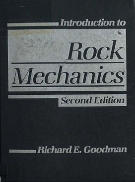 Goodman R. E., Introduction to Rock Mechanics, 2nd ed, 1989