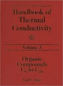 Handbook Of Thermal Conductivity, Volume 3 - Organic Compounds C8 To C28, 1995