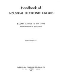 Handbook Of Industrial Electronic Circuits, 1951