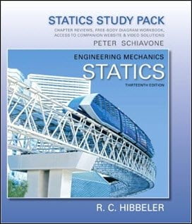 Hibbeler R. C., Engineering Mechanics - Statics Study Pack, 13th ed, 2013