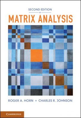 Horn, Matrix Analysis, 2nd ed, 2013