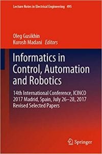 Informatics In Control, Automation And Robotics 14Th International Conference, 2020