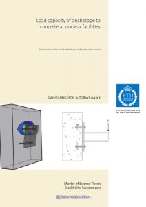 Load Capacity of Anchorage to Cconcrete at Nuclear Facilities , 2011