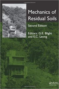 Mechanics Of Residual Soils, 2nd ed, 2012