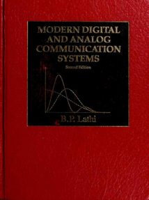 Modern Digital And Analog Communication Systems, 2nd ed, 1995