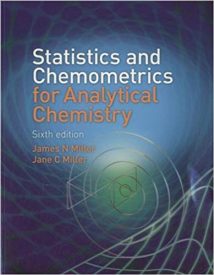 Statistics And Chemometrics For Analytical Chemistry, 6th ed, 2010