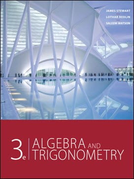 Stewart J., Algebra and Trigonometry, 3rd Ed, 2012