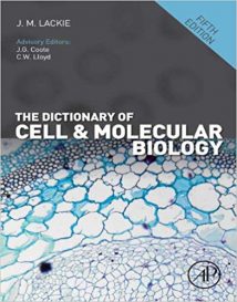 The Dictionary Of Cell And Molecular Biology, 5th ed, 2013