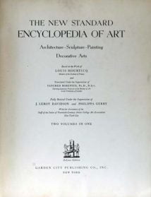 The New Standard Encyclopedia Of Art - Architecture, Sculpture, Painting, Decorative Arts, 1939