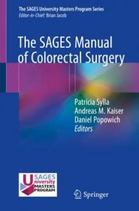 The Sages Manual Of Colorectal Surgery, 2020