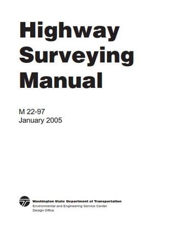 WSDOT, Highway Surveying Manual, 2005